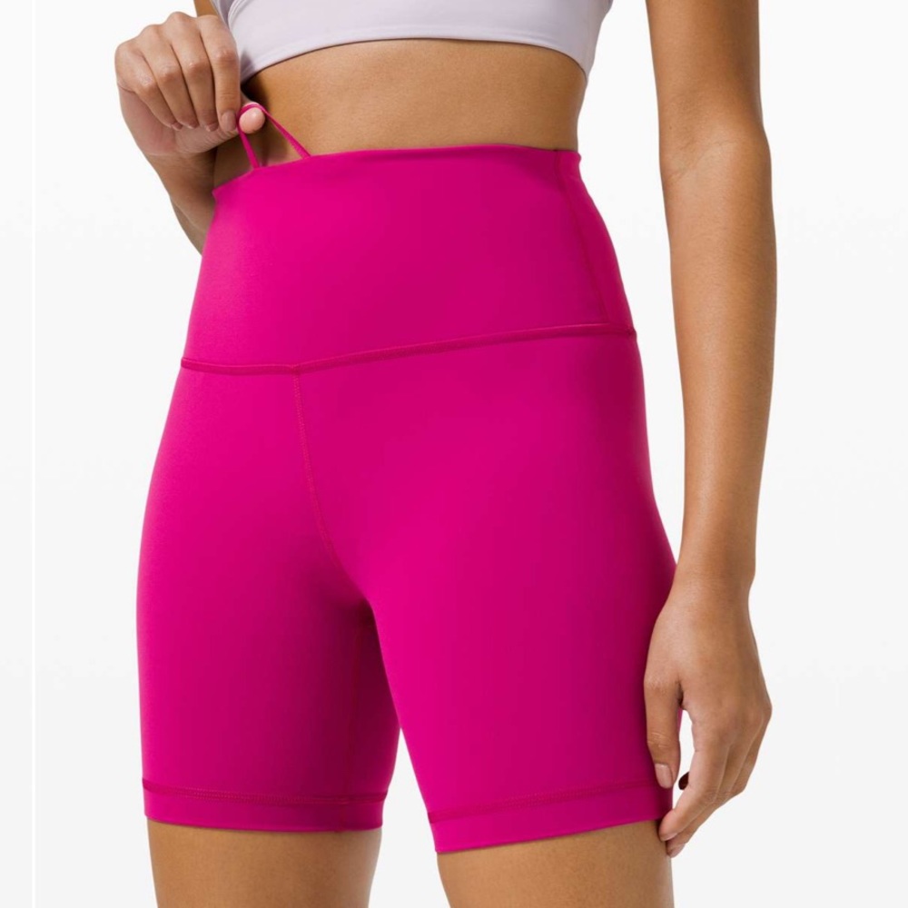 NWOT ๐ Lululemon Ripened Raspberry Wunder Train High Rise Short 6โ Size 4 - Picture 8 of 8